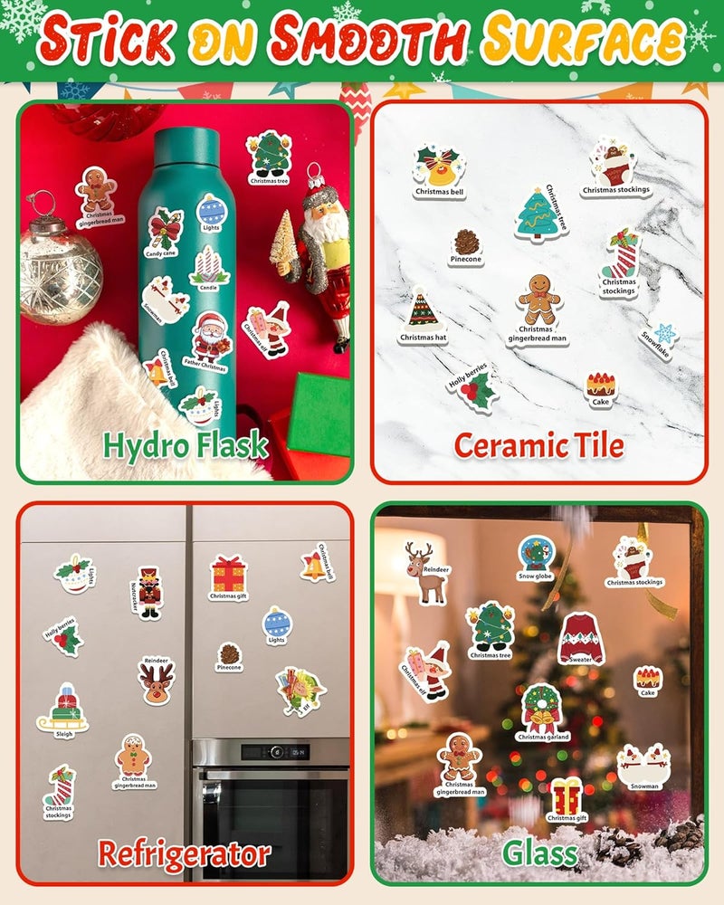 Benresive Reusable Sticker Books for Kids, Sticker Books for Toddlers, Toddler Travel Toys Activities Crafts Ages 3 and Up Birthday Gifts - Christmas - Image 4